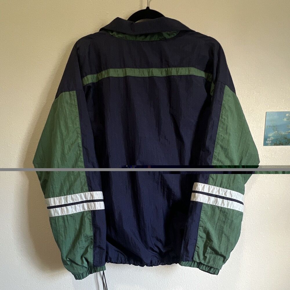 Wilson Fircrest Tennis Club Colorblock Full Zip Windbreaker Jacket Men's M VTG - Picture 5 of 7